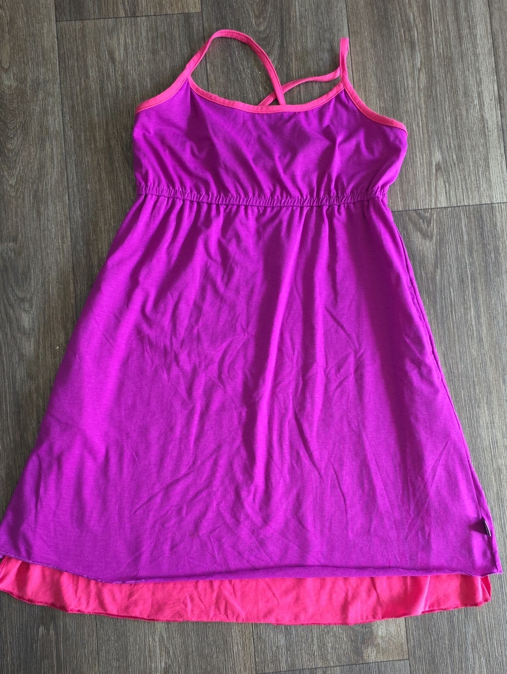 The North Face Girls' Magenta Dress with Coral Trim